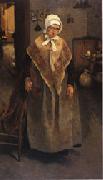 Leon Frederic Old Servant Woman oil painting